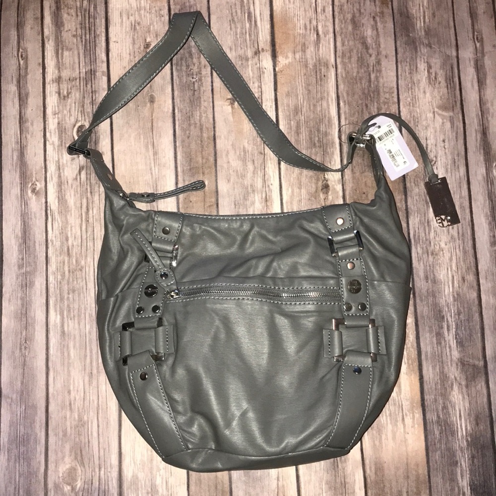 NWT Marc Fisher Gray Purse